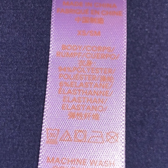 Savage X Fenty Navy and Black Satin Wrap Short Robe with Tie Size S - Picture 5 of 6